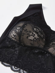 3pcs Lace Wireless Bras with Wide Straps
