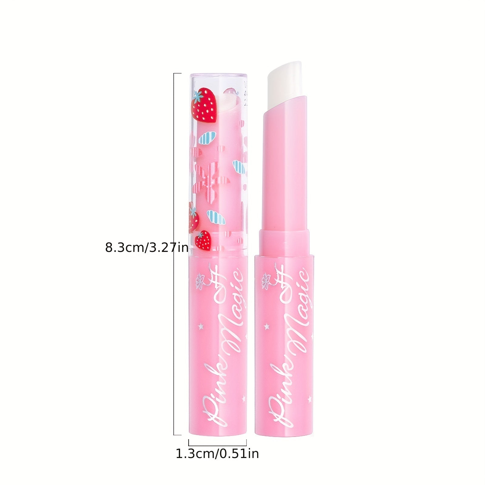 Strawberry Taste Waterproof Lip Balm 1.7g