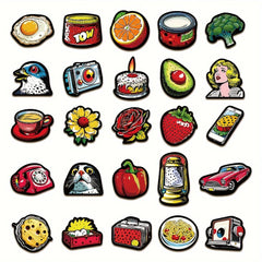 50pcs American Retro Graffiti Stickers Laptop Helmet Water Cup Decoration DIY