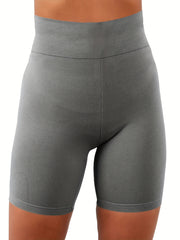 High Waist Biker Shorts Stretchy Yoga Shorts