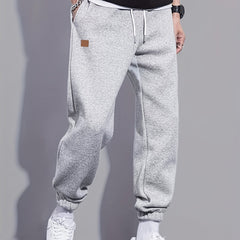 Solid Drawstring Sweatpants Loose Fit Casual Joggers For Spring Autumn