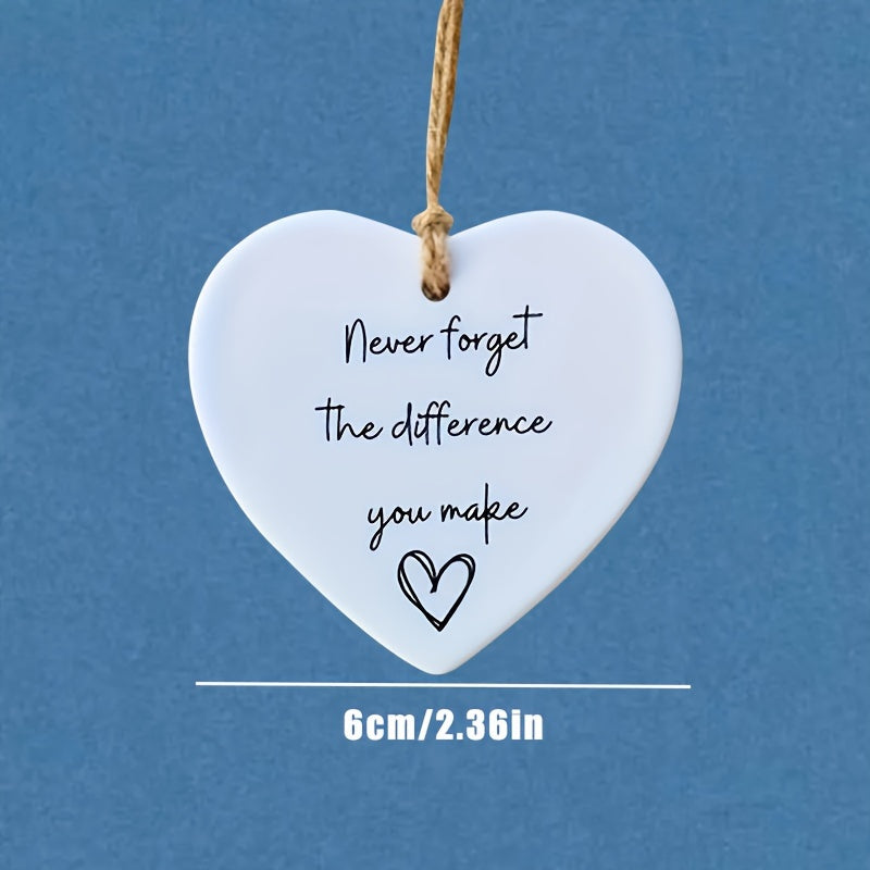 2pcs Thank You Gift Never Forget The Difference You Make Friendship Gift