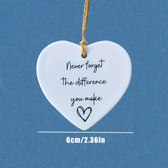 2pcs Thank You Gift Never Forget The Difference You Make Friendship Gift