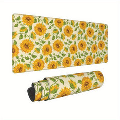 Sunflower Mouse Pad Gaming Mouse Pad 80x29 Large Non Slip Rubber Base Mousepad