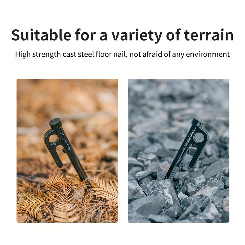 Stainless Steel Ground Nails - Outdoor Camping Tent Accessories