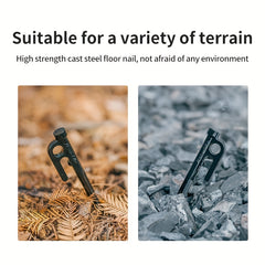 Stainless Steel Ground Nails - Outdoor Camping Tent Accessories