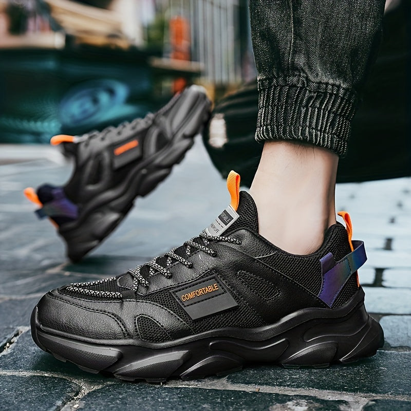Men's Chunky Sneakers Breathable & Wear-resistant