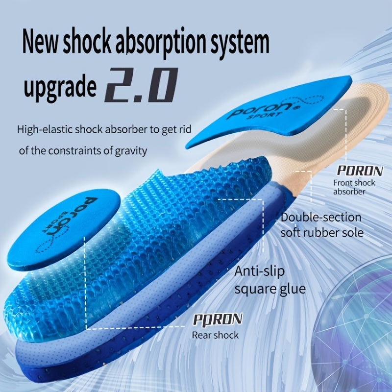 Silicone Elastic Air Cushion Sport Insoles Orthopedic Arch Support Pads