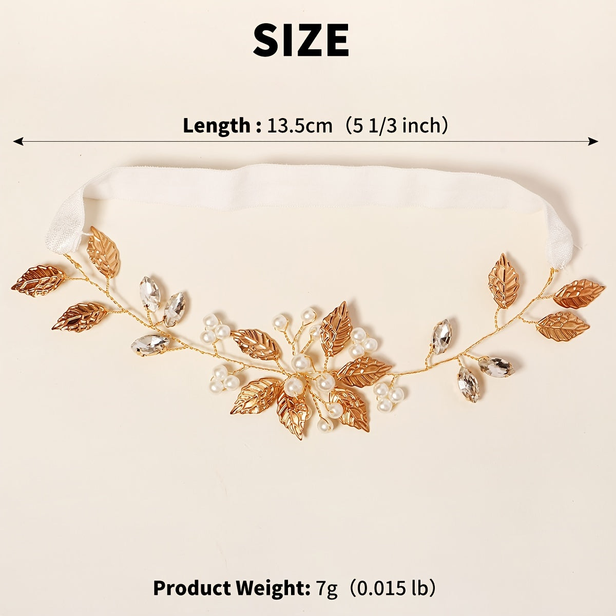 Rhinestone Pearl Garter for Wedding Dress