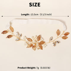 Rhinestone Pearl Garter for Wedding Dress