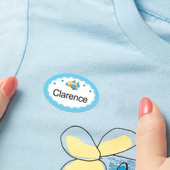 24pcs Boy Custom Name Tag Sticker MEDIUM 4.5x3cm Sewing Clothing Label
