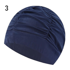 High Elastic Swimming Cap Breathable Comfortable Solid Swimming Hat