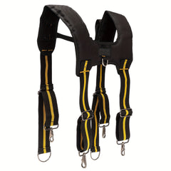 Men's Work Suspenders Tool Belt Suspenders With Large Phone Holder
