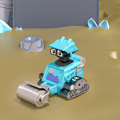 Kids Press Robot Inertia Eng Vehicle Excavator Toy