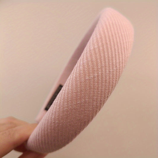 Candy Knitted Sponge Fabric Headband Hair Accessories