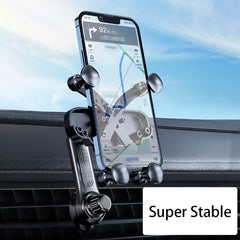 Car Phone Holder With Gravity Sensing, Rotatable Air Outlet Mount
