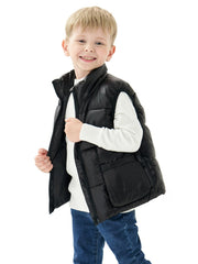 Kids Warm Zip Vest Sleeveless Jacket for Winter