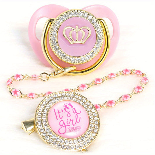 Pink Pacifier With Starfish C...