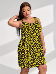 Leopard Print Tank Dress