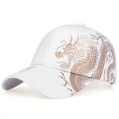 Dragon Print Men's Baseball Cap