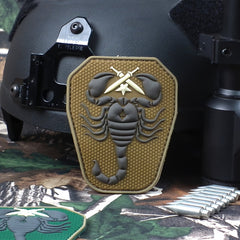 Scorpion Series PVC Badges Patch Stickers for Clothes, Backpacks, Bags