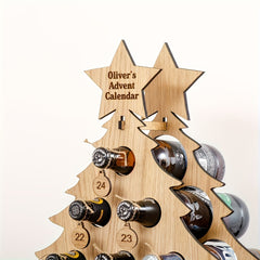 Wooden Wine Rack: Christmas Party Decorations