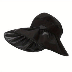 Butterfly Printed Ponytail Visor Hat UV Protection Sun Hat For Women