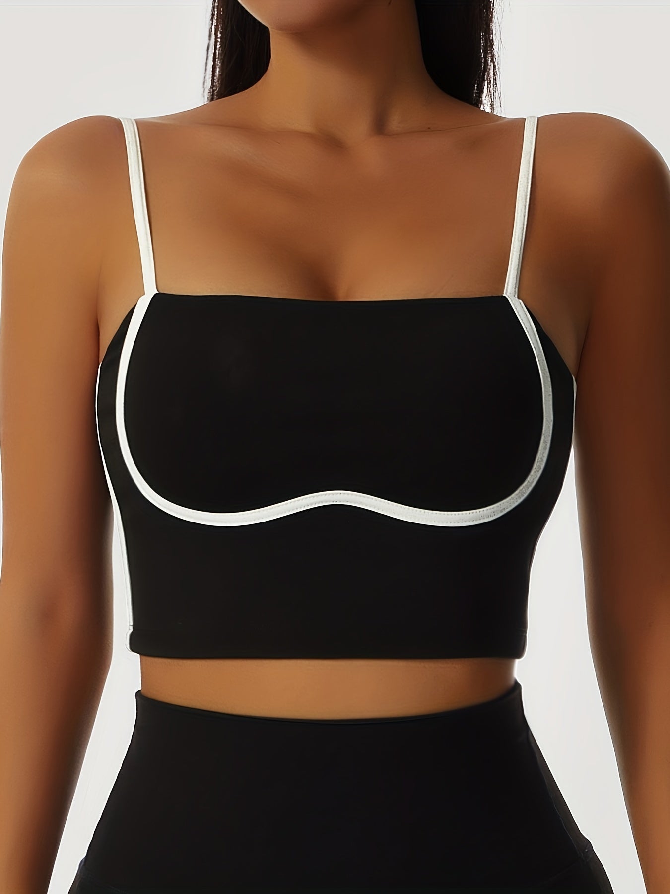 Colorblock Cami Top Slim Fit Women's Lingerie