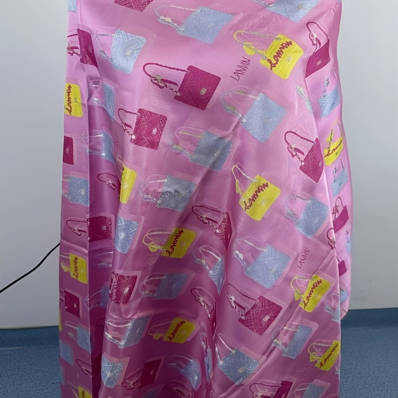 1pc Jacquard Fabric Dress Fabric High End DIY Skirt Wedding Bow Bridal