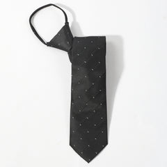 Men's Zipper Business Tie Light Point Striped