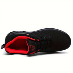 Men's Knit Breathable Running Shoes Soft Sole Sneakers