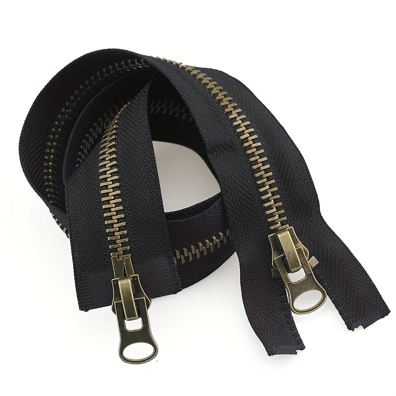 8 Double-ended Metal Zipper Clothing Jacket Luggage Head Zipper