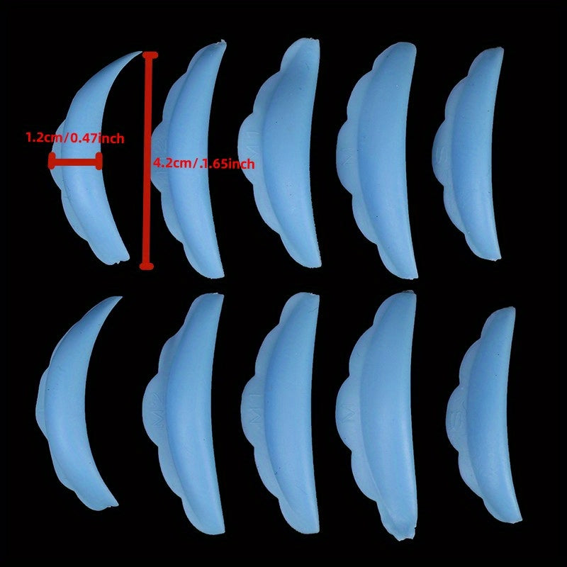 10pcs Silicone Eyelash Perm Pad for Recycling Lashes and Lifting Curls