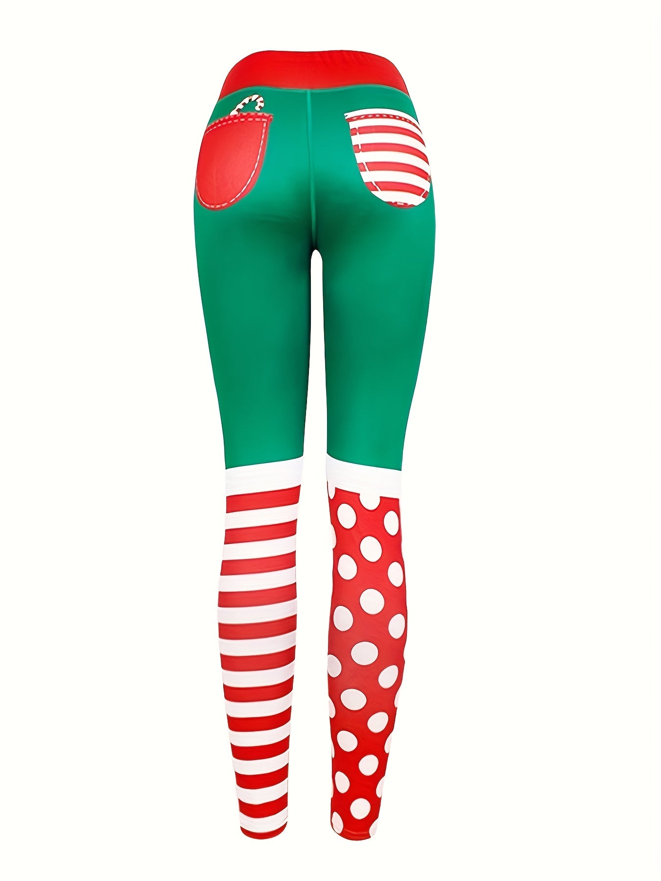 Christmas Print Fitness Yoga Pants Running Workout Sports Leggings