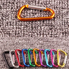10pcs Aluminum Alloy Hanging Buckle for Outdoor Camping Hiking