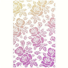 DIY Layering Stencils Painting Scrapbooking Rose Flowers Template