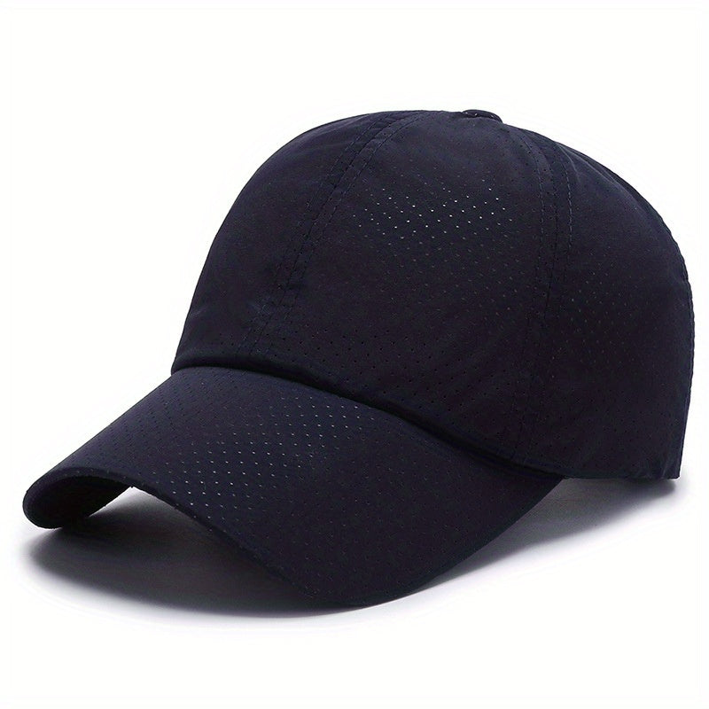 Men's Summer Sun Visor Baseball Cap Mesh Outdoor Sports Quick Dry Cap