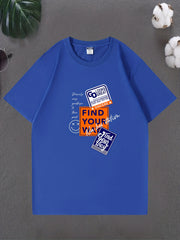 Men's Short Sleeve T-shirt Active Casual Moisture Wicking Te