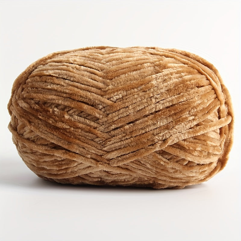 Soft Velvet Chenille Crochet Yarn for Sweater Scarf Doll Amigurumi Blanket