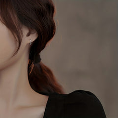 S999 Round Earrings Decorative Accessories Holiday Gift For Girls