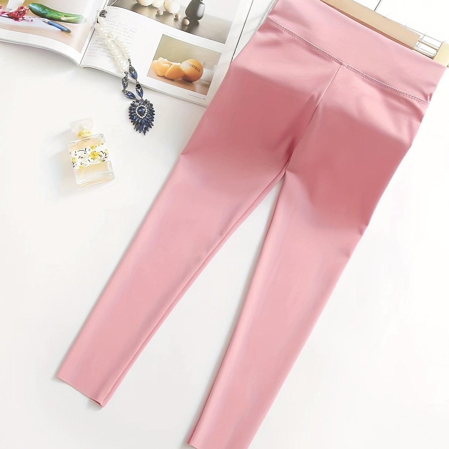 High Waist Stretch Yoga Pants for Sports Leisure