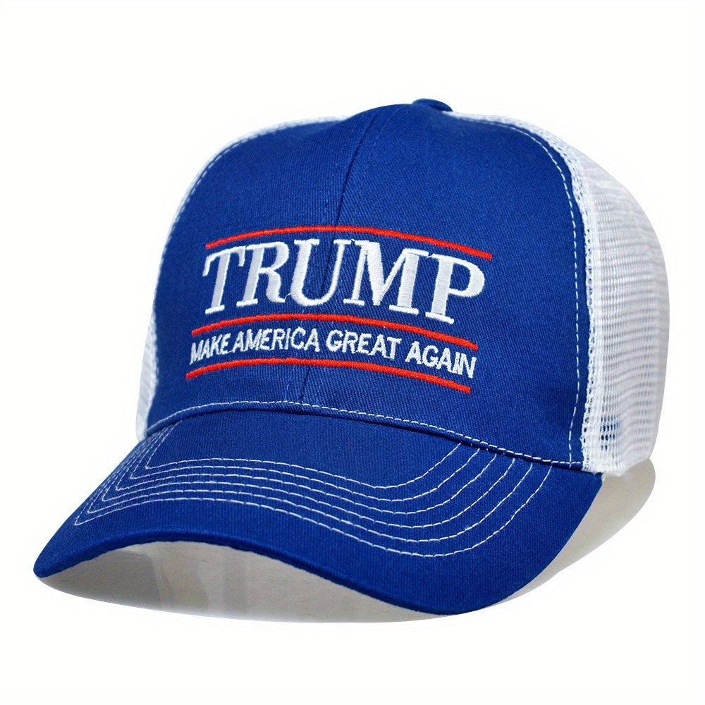 Letter Embroidery Baseball Cap Adjustable Trucker Hat Mesh Unisex Dad Hats