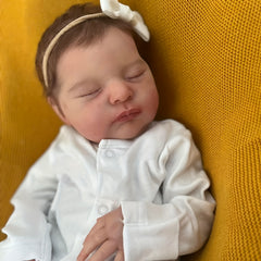 19' Newborn Baby Reborn Doll with 3D Skin, Top Makeup