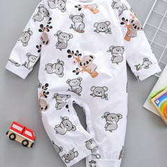 Baby's Koala Print Long Sleeve Bodysuit