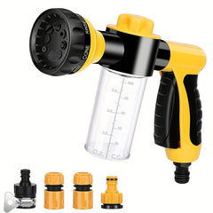 Foam Water Gun for High Pressure Car Washing with 4 Connectors