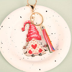 Christmas Resin Pendant Keychain for Car Keys Backpacks Wallets
