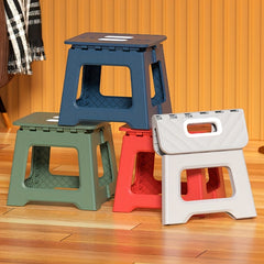 Durable Folding Stool Non Slip Surface Home Travel Outdoor