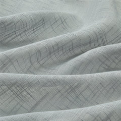 Linen Semi Blackout Curtain with Grommet Top for Privacy and Style