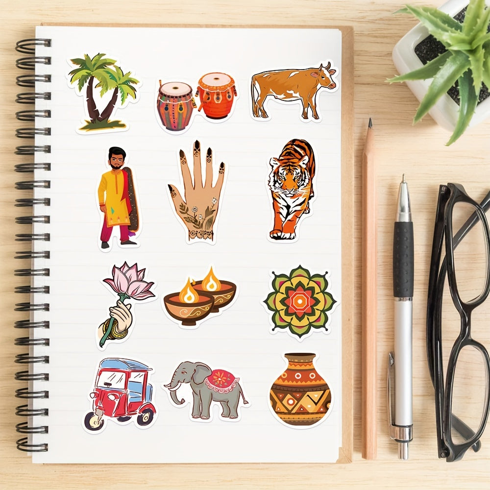 50pcs Waterproof Cartoon Graffiti Stickers for Guitar Skateboard Phone