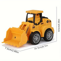 Excavator Roller Toy Inertial Car Bulldozer Farmer Grass Shovel Model Car